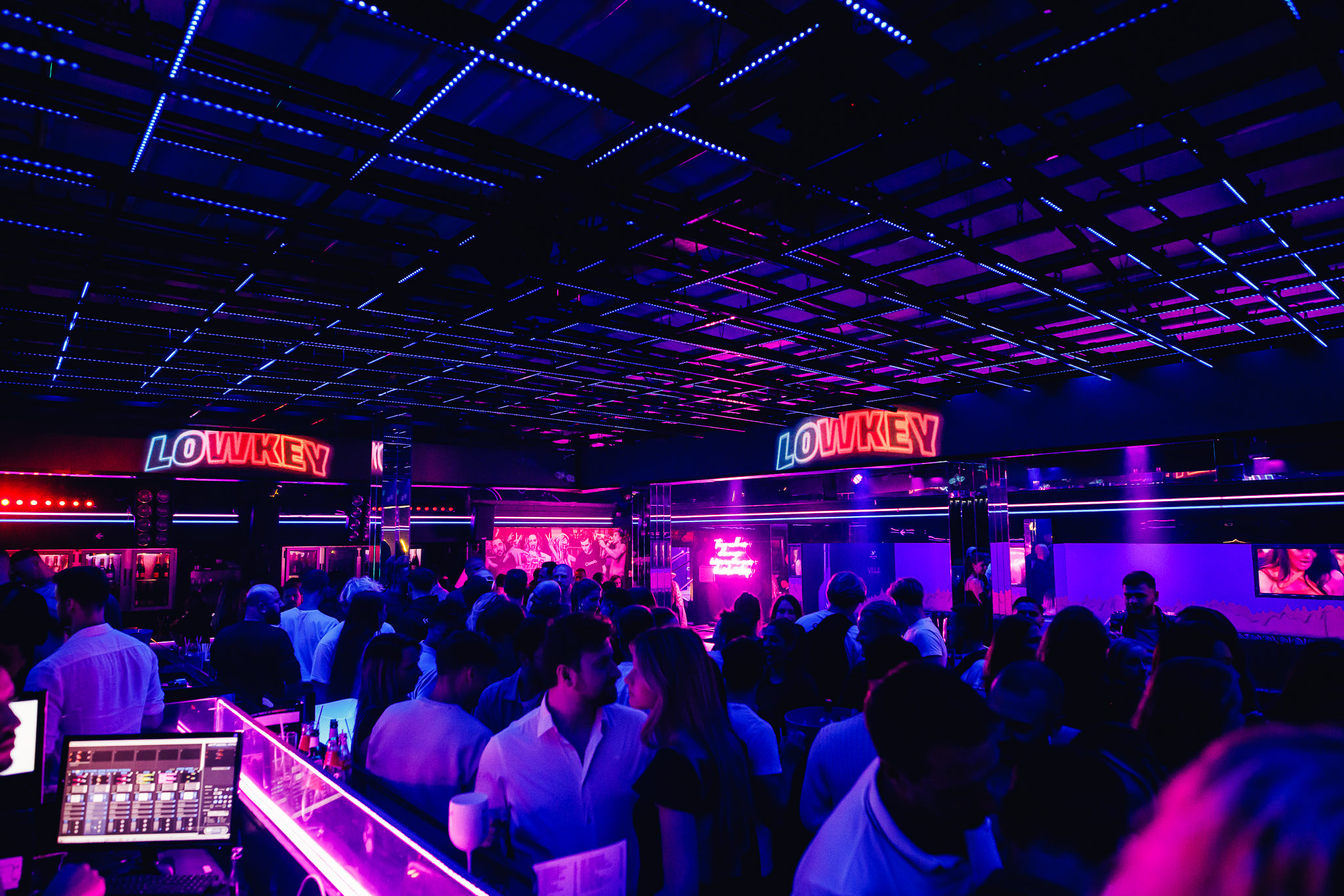 The dancefloor of The Villa Antwerp